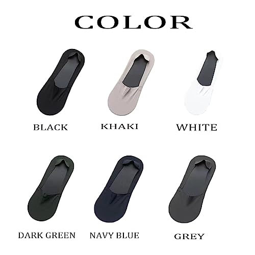 Casual Men Socks Invisible Thin Low Cut Sock Breathable No Show Silicone Non-slip Sock Cotton Bottom 3 Pairs2