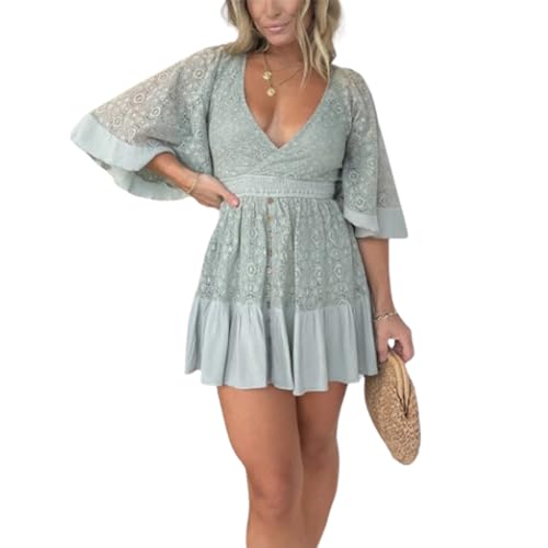 knee length dresses for ladies Crochet Romper