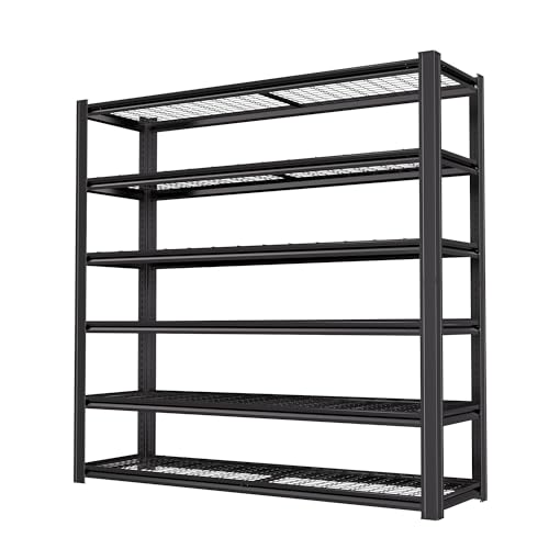 6T 62" W x 24" D x 84" H Garage Shelving