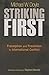 Striking First: Preemption and Prevention in International Conflict (The University Center for Human Values Series)