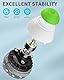 PRECIPETTE 5000rpm Mini Vortex Mixer Schüttler Paint Shaker Mischer 5000UpM Farbschüttler Farbmixer für Acrylfarben Citadelfarben Nagellacke Wimpernkleber Grün