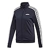 adidas-Womens-Essentials-3-Stripe-Track-Jacket adidas Women’s Essentials 3-stripes Tricot Track Jacket, Legend Ink/White, Large