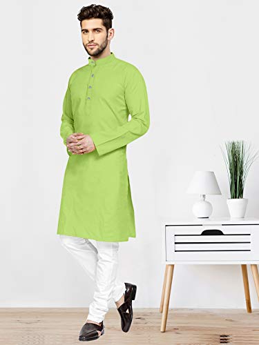 Image of Mens Casual Kurta Payjama Set Cotton