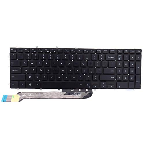 Deal4GO US Keyboard (geen achtergrondverlichting) vervanging voor Dell Inspiron 15 5565 5567 5570 5575 5587 5765 5767… - Image 5
