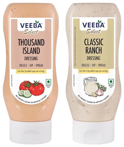 Image of Veeba Ranch Dressing, 300g & Veeba Thousand Island Dressing, 300g