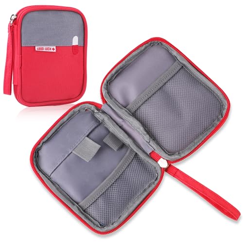 Reiseapotheke Tasche, Tragbar Medikamententasche Klein, Mini Erste Hilfe...