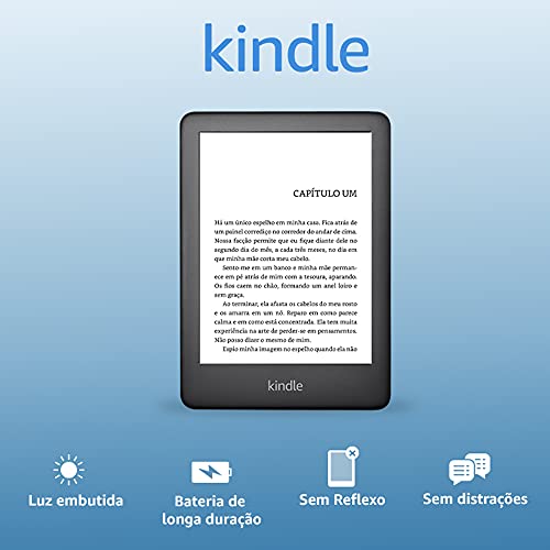 Kindle 10a. geração com bateria de longa duração - Cor Branca