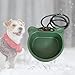 Heated Water Bowl for Dogs Cats Chickens Ducks Pet Drinker with Thermostatic Function Anti Bite Cable and Sturdy Pp Material Suitable for Outdoor Wint