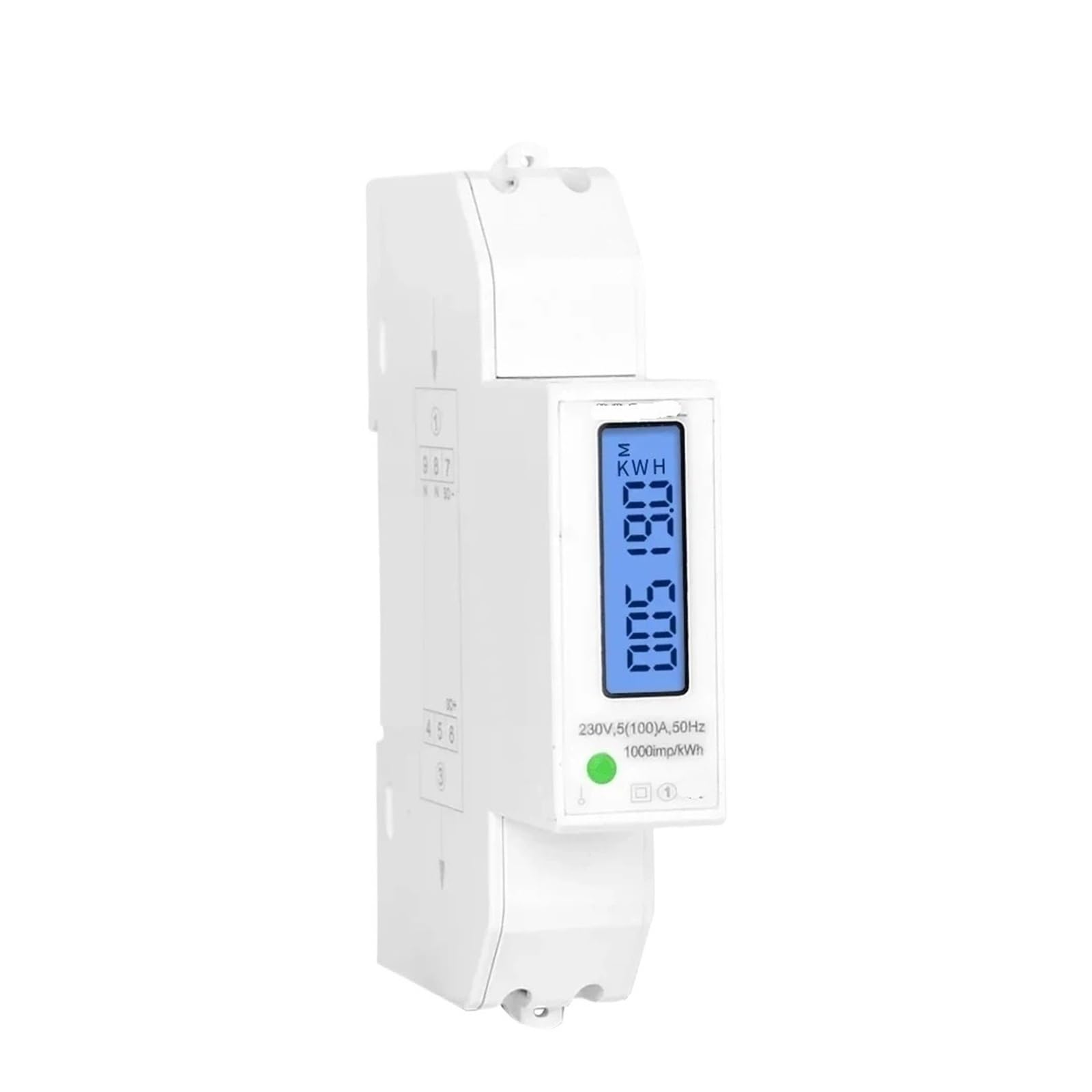 Medidor de potencia digital monofásico AC 220V 100A con pantalla LCD