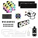 Corsair Hydro X Series iCUE XH5000i RGB PRO Custom Cooling Kit (Hardline CPU Cooling Loop, Pre-Bent Tubing, Dynamic RGB Lighting, Easy Installation, Made for CORSAIR 5000X/D Series Cases) Black