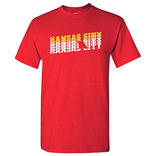 Underground Printing Kansas City Retro Repeat Tee - MD - Red