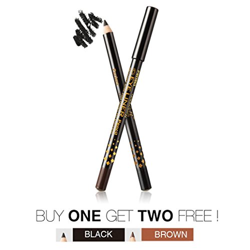 Mascara+2PCS Matita Occhi, LandFox Due Colori