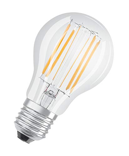 Up To 40% OFF OSRAM LED lamp/Base: E27 / Cool White / 4000 K / 8 W/Replacement for 75 W Incandescent Bulb/Clear/LED Retrofit Classic A [Energy Efficiency Class A++] / Pack of 10