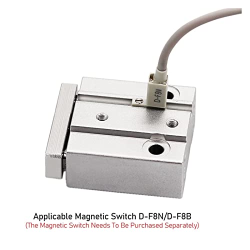 Cilindro neumático de doble acción MGJ6 de 6mm: mini actuador de aire comprimido 6