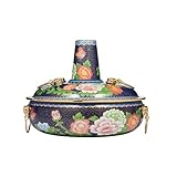 【Méthode de consommation abondante】 la marmite est très courante en chine et peut être utilisée pour le mouton, le bœuf, le poulet, les légumes, les fruits de mer, les nouilles, le tofu, le brocoli et d'autres aliments cuits instantanément. Cette nouvelle année, la famille et les amis se réunissent pour manger une fondue et vous serez très heureux.