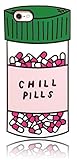 [FAST SHIP USA!] Cartoon 3D iPhone SE Soft Silicone Chill Pills Case Cover For iPhone 5/5S/5SE (Chill Pills)