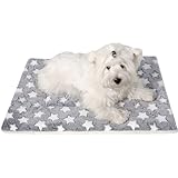 Kimpets Soft Flannel Thickened Pet Soft Fleece Pad Pet Bed Mat for Puppy Dog Cat Sofa Cushion Home Rug Keep Warm Sleeping Cover (22 * 30in X-Large)