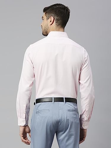 Image of Thomas Scott Men's Cotton Slim Fit 100% Formal Shirt with Spread Collar and Full Sleeves