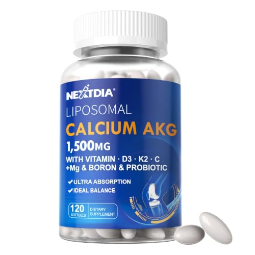 Nextdia Liposomal Calcium AKG Supplement