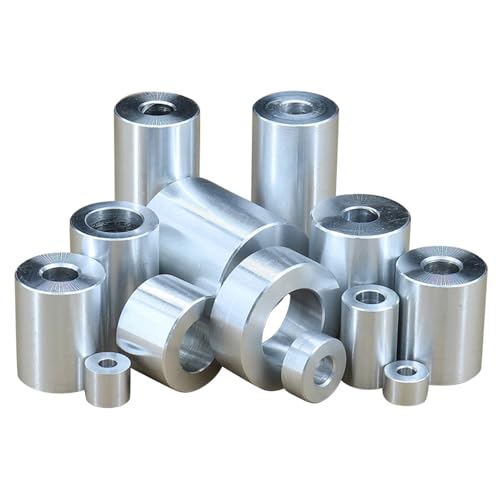 Casquillo de aluminio Arandelas planas M3-M8, diámetro 16/18 mm, manguito de aluminio, arandela casquillo, espesor junta: 2/3/4/30(D16xd8.2xH,H16(3pcs))