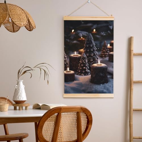 Poster mural moderne avec cadre en bois 91,4x61 cm - 5