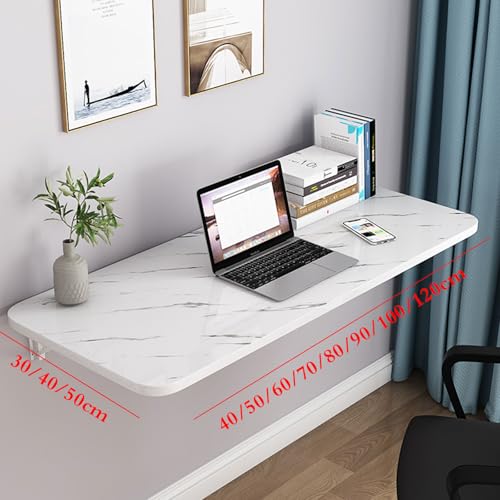 Table à manger murale pliable en bois noble suspendu - 3