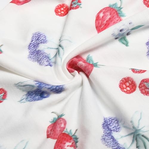 Image of Ammiko Womens Pajamas Set Y2k Loungewear Pajama Button Down Top and Shorts Monkey Beach Short Sleeve Sleepwear Preppy