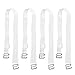 Produktbild Hitasche BH Verlängerung Verschluss Erweiterung BH Extender 3 Haken und 2 Haken Elastisch Band Weich Gurt 8 Stück, 18mm, Bh Träger-18mm