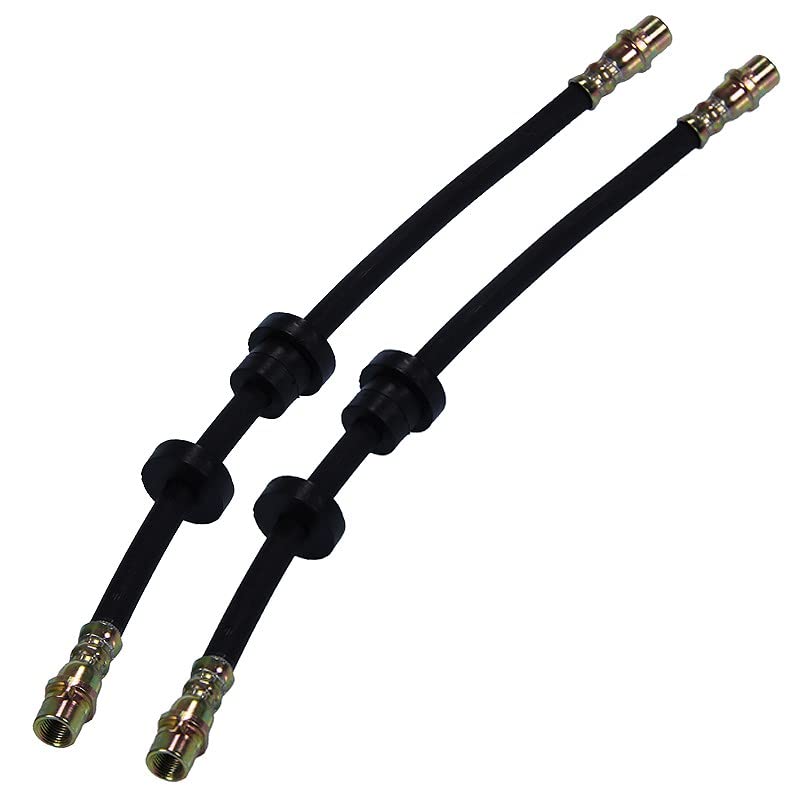 BESTPRICE 2x Bremsschlauch vorne Länge 370mm Kompatibel mit VW TRANSPORTER T4