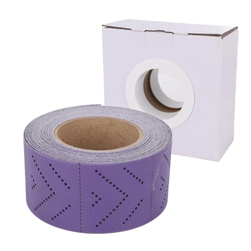 Emery Cloth Roll, Multiple Grit Sizes, Abrasive Sandpaper Roll 400 70mmx12m Grit Sandpaper, Wet Emory Cloths for Wood Furniture Metal Automotive