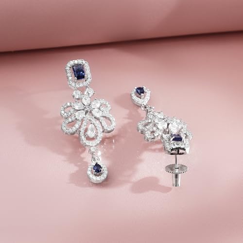 Image of Rubans AD Zircon Traditional Statement Necklace Set for Women