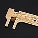 FOSA Brass Vernier Caliper, 1pc Vintage Caliper Measuring Tool Double Scales Design Beautiful for Industry for for Carpentry Work (Double Scale 80mm)