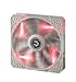 BitFenix Spectre Pro - Ventilador para CPU (luz LED, 140 mm), Color Rojo