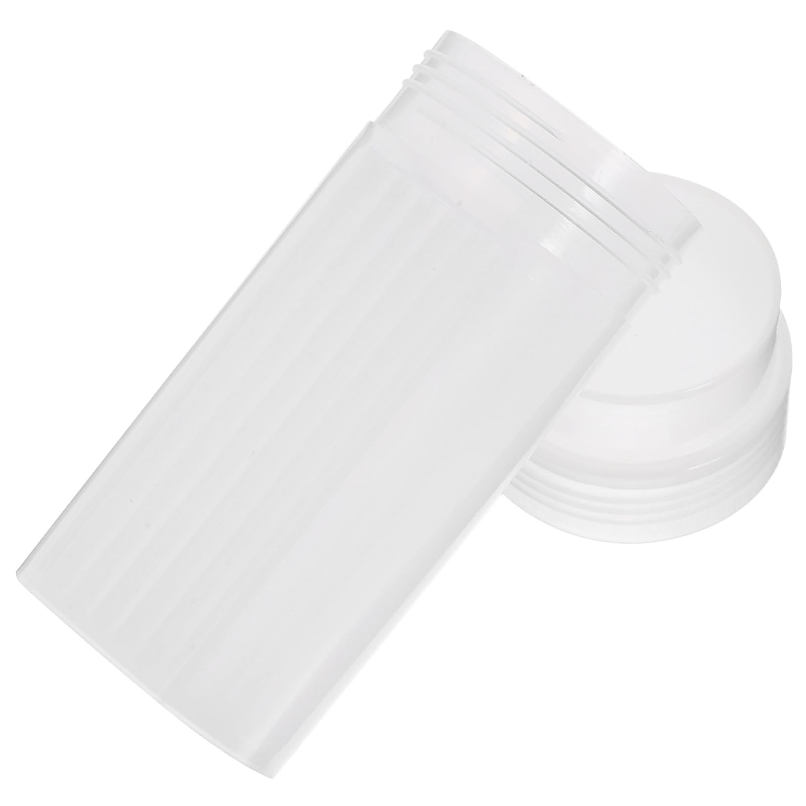 PRETYZOOM Staining Jar Laboratory Slide Container Staining Microscope Slides Staining Holder Slide Staining Holder White Plastic
