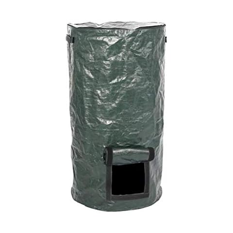 Bolsa de compostaje ecológica, hecha en casa, para fertilizante de polietileno, para cocina, desecho de desechos de cocina, para jardín, 45 x 80 cm Cover