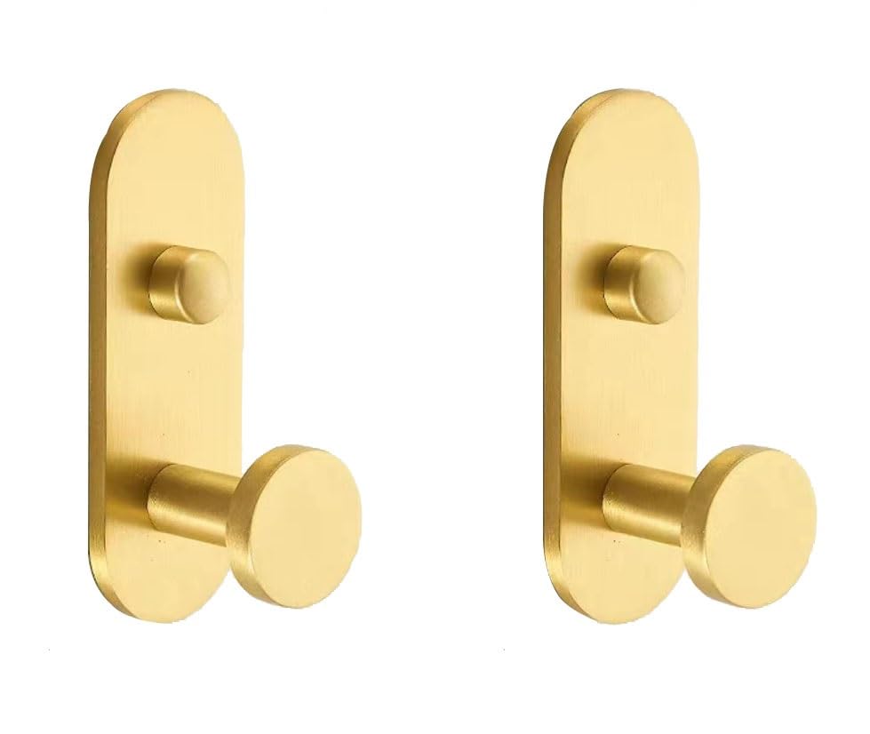 Ganci da Muro, Gancio Appendiabiti a Parete di Lusso Leggero in Stile Europeo da in Oro Nero Girevole Mobile Creativo Porta Asciugamani(B)
