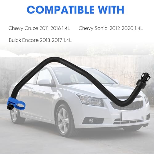 Ozikutech Radiator Coolant Hose Compatible With 2011-2016 Chevrolet Cruze,2012-2020 Sonic,2013-2017 Buick Encore,Premium Radiator Hose Replacement Oem# 13251447 Coolant By-Pass Hose thumb #1