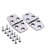 Mxeol Marine Hinges Stainless Steel Boat Cabinet Hatch Hardware W/Screws 3