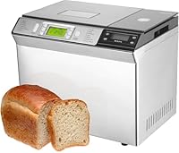 Andrew James 13-in-1 Bread Maker Machine, Simple Homemade Bread, Fresh Loaves Every Time, Gluten-Free Option, Crust Control, Keep Warm Function & Auto Ingredient Dispenser, Bake 13 Types of Bread