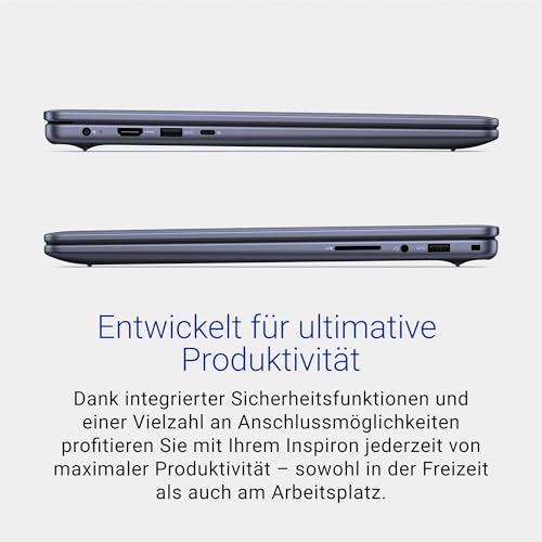 Dell Inspiron 16 5645 Laptop, 16 Inch 16:10 FHD+ (1920 x 1200) Display, AMD Ryzen 7 8840U Processor, Radeon Graphics, 16 GB RAM, 1 TB RAM, Windows 11 Home, QWERTZ Keyboard – Bild 5