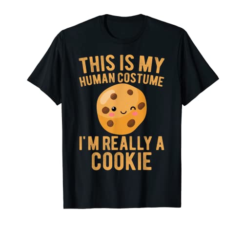 Disfraz de This I'm Really a Cookie Divertido Halloween Camiseta
