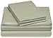 Pinzon 400-Thread-Count Egyptian Cotton Sateen Hemstitch Sheet Set - Queen, Sage