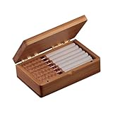 Handgefertigtes Zigarettenetui aus Holz, tragbare, dünne Zigarettenetuis, Box for 12 Zigaretten