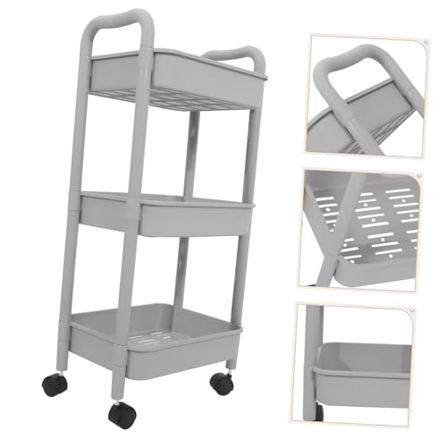 Chariot utilitaire à 3 niveaux avec roulettes robustes