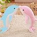 Dolphin Stuffed Animals Plush Pillow Super Soft Sea Animal Plush Toys Dolls for Boys Girls Sleeping Cushion Gift (50cm/19.68in, Grey)