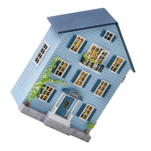 Village de Noël avec cette maison miniature en bois pour votre table de fête
