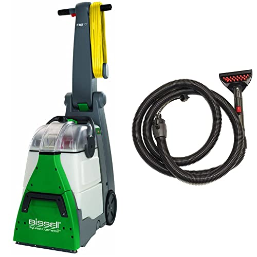 Image of Bissell BigGreen Commercial BG10 Deep Cleaning 2 Motor Extractor Machine & Hose & Upholstery Tool 30G for BG10 Deep Cleaning Machine