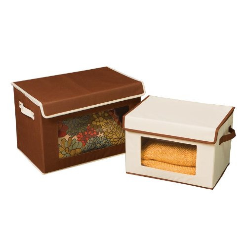 Seville ClassicsFabric Storage Box Set, 2-Pack