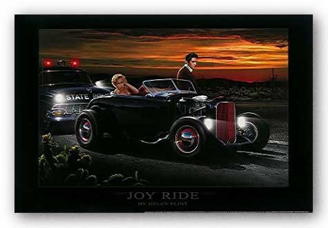 Image Conscious Joy Ride by Helen Flint 30"x19" Art Print Poster