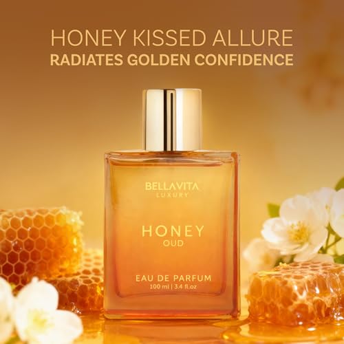 BellaVita Luxury Honey Oud Eau de Parfum (3.4 fl. oz.) | Patchouli, Vanilla, Bergamot, Floral & Spicy + Made with Clean & Vegan Essentials Oils + Cruelty Free | Long-Lasting Unisex Fragrance - Image 7